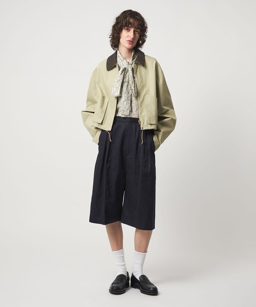 6(ロク)の「<6(ROKU)>コットン ビッグ ショートパンツ(その他パンツ・レディース・ネイビー・34/36/38)」の13枚目の写真