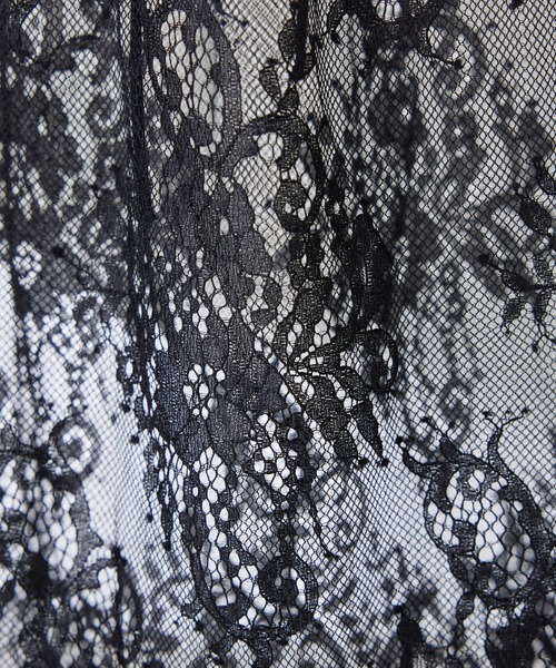 COLLAGE GALLARDAGALANTE（コラージュガリャルダガランテ）の「レースレイヤードミニ（スカート・レディース・ブラック/ホワイト・FREE）」の17枚目の写真