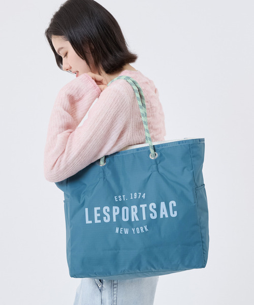 LARGE 2 WAY TOTE 2ウェイブルーインディゴ/メレンゲ（トートバッグ