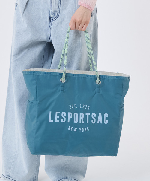 LARGE 2 WAY TOTE 2ウェイブルーインディゴ/メレンゲ（トートバッグ