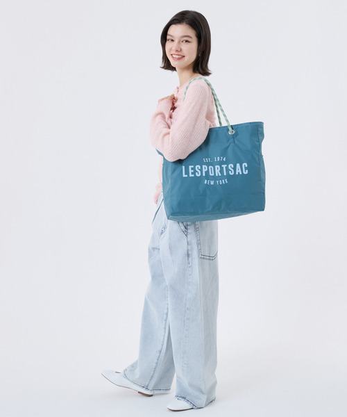 LARGE 2 WAY TOTE 2ウェイブルーインディゴ/メレンゲ（トートバッグ