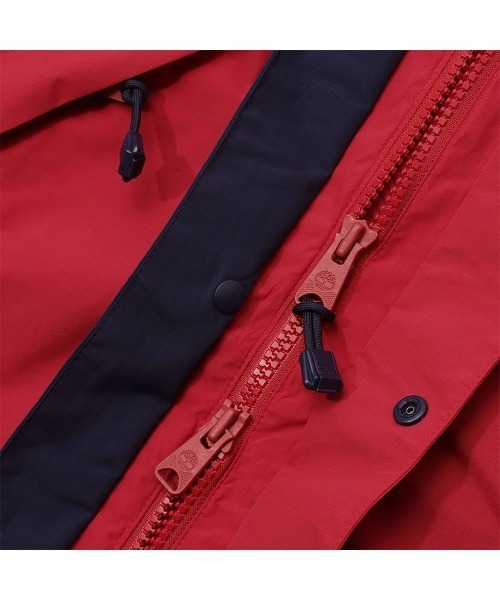 Timberland（ティンバーランド）の「ウォータープルーフ フード ジャケット メンズ（マウンテンパーカー・メンズ・レッド・LARGE/XX-LARGE/X-LARGE/MEDIUM）」の8枚目の写真