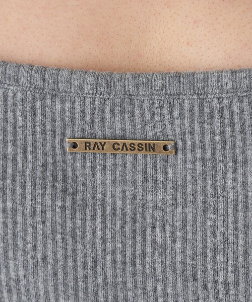 RAY CASSIN（レイカズン）の「釦開き袖フレアクロス紐ロンT（カーディガン/ボレロ・レディース・ベージュ/アイボリー/ブラウン系その他2/チャコールグレー・FREE）」の15枚目の写真