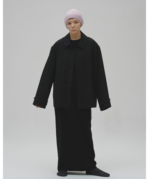 TODAYFUL(トゥデイフル)の「Soutiencollar Washed Jacket(テーラードジャケット・レディース・ブラック/アイボリー・38inch/36inch)」の11枚目の写真