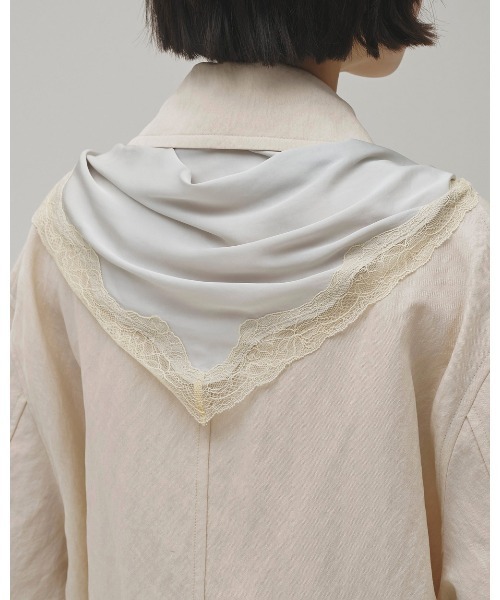 TODAYFUL(トゥデイフル)の「Soutiencollar Washed Jacket(テーラードジャケット・レディース・ブラック/アイボリー・38inch/36inch)」の17枚目の写真