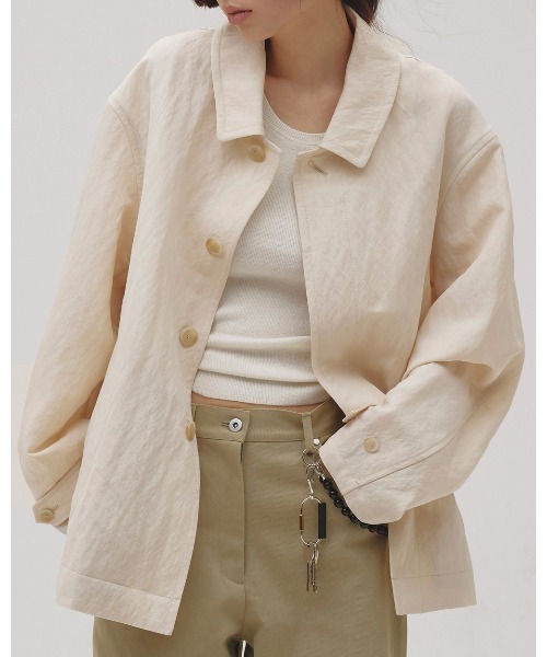 TODAYFUL(トゥデイフル)の「Soutiencollar Washed Jacket(テーラードジャケット・レディース・ブラック/アイボリー・38inch/36inch)」の18枚目の写真