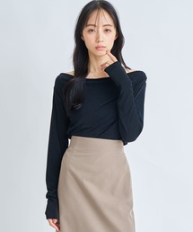 NOELA | シアードレープカットソー(Tシャツ/カットソー)