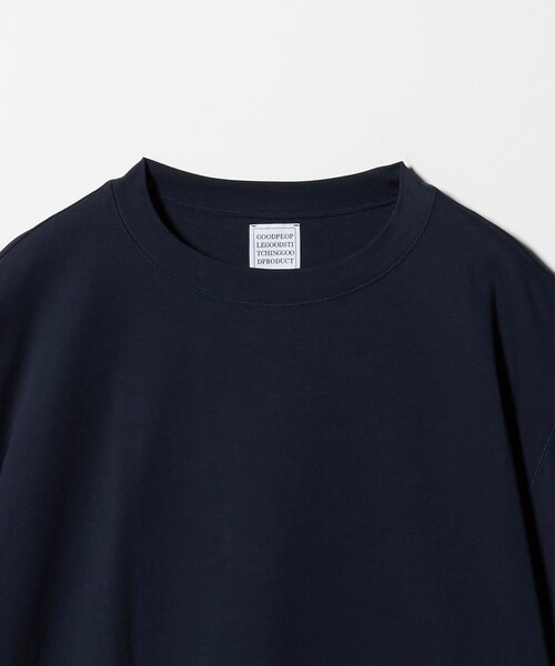 GOOD PEOPLE GOOD STITCHING GOOD PRODUCT(グッドピープルグッドスティッチンググッドプロダクト)の「<GOOD PEOPLE GOOD STITCHING GOOD PRODUCT>ショートスリーブ Tシャツ(Tシャツ/カットソー・メンズ・ホワイト/ネイビー・XL/L/M)」の4枚目の写真