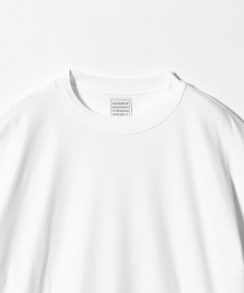 GOOD PEOPLE GOOD STITCHING GOOD PRODUCT(グッドピープルグッドスティッチンググッドプロダクト)の「<GOOD PEOPLE GOOD STITCHING GOOD PRODUCT>ショートスリーブ Tシャツ(Tシャツ/カットソー・メンズ・ホワイト/ネイビー・XL/L/M)」の7枚目の写真