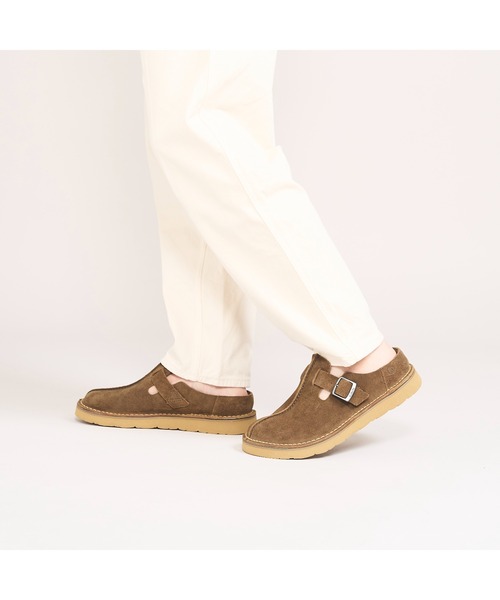 Clarks(クラークス)の「Solsbury Mule / ソルスブリーミュール (カーキスエード)(サンダル・メンズ・カーキ・UK10/UK9.5/UK9/UK8.5/UK8/UK7.5/UK7/UK6.5/UK6)」の15枚目の写真