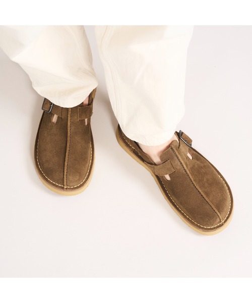Clarks(クラークス)の「Solsbury Mule / ソルスブリーミュール (カーキスエード)(サンダル・メンズ・カーキ・UK10/UK9.5/UK9/UK8.5/UK8/UK7.5/UK7/UK6.5/UK6)」の17枚目の写真