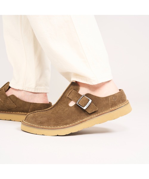 Clarks(クラークス)の「Solsbury Mule / ソルスブリーミュール (カーキスエード)(サンダル・メンズ・カーキ・UK10/UK9.5/UK9/UK8.5/UK8/UK7.5/UK7/UK6.5/UK6)」の18枚目の写真