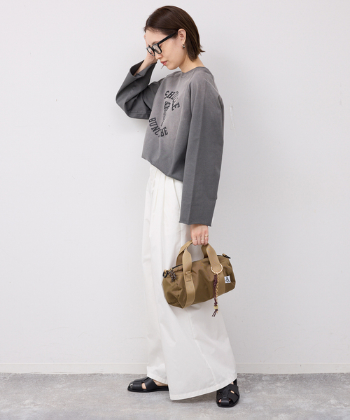 SLOBE IENA(スローブイエナ)の「タックワイドパンツ(その他パンツ・レディース・ホワイト/ブラウン・36/38)」の16枚目の写真