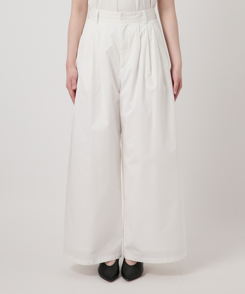 SLOBE IENA(スローブイエナ)の「タックワイドパンツ(その他パンツ・レディース・ホワイト/ブラウン・36/38)」の10枚目の写真