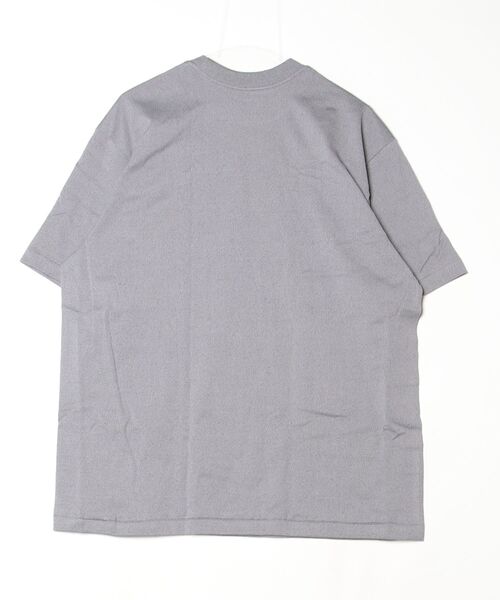 HANES(ヘインズ)の「【Hanes/ヘインズ】メンズ 大きいサイズ MOKU クルーネックTシャツ(Tシャツ/カットソー・メンズ・ヘザーグレー・XXL)」の8枚目の写真