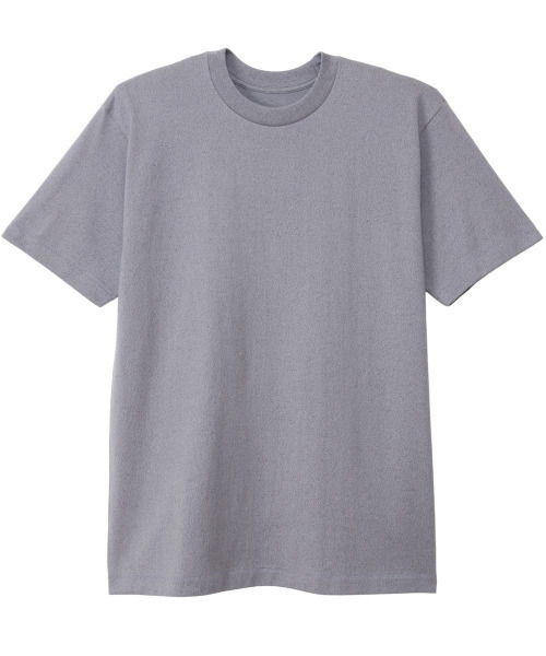 HANES(ヘインズ)の「【Hanes/ヘインズ】メンズ 大きいサイズ MOKU クルーネックTシャツ(Tシャツ/カットソー・メンズ・ヘザーグレー・XXL)」の2枚目の写真