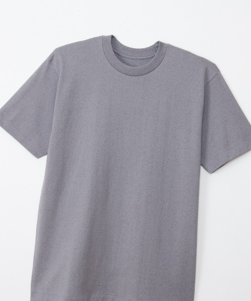 HANES(ヘインズ)の「【Hanes/ヘインズ】メンズ 大きいサイズ MOKU クルーネックTシャツ(Tシャツ/カットソー・メンズ・ヘザーグレー・XXL)」の3枚目の写真