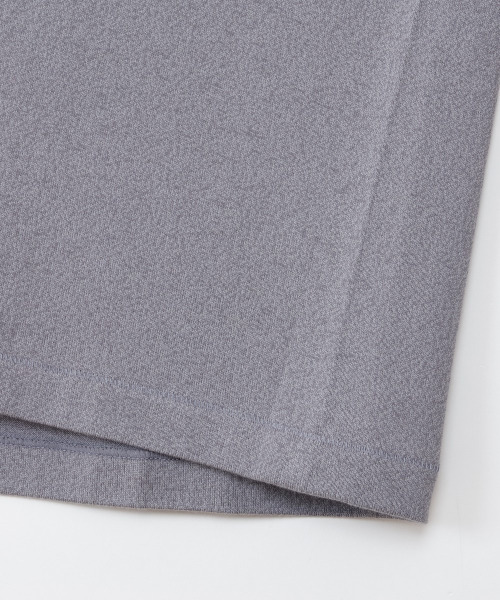 HANES(ヘインズ)の「【Hanes/ヘインズ】メンズ 大きいサイズ MOKU クルーネックTシャツ(Tシャツ/カットソー・メンズ・ヘザーグレー・XXL)」の5枚目の写真