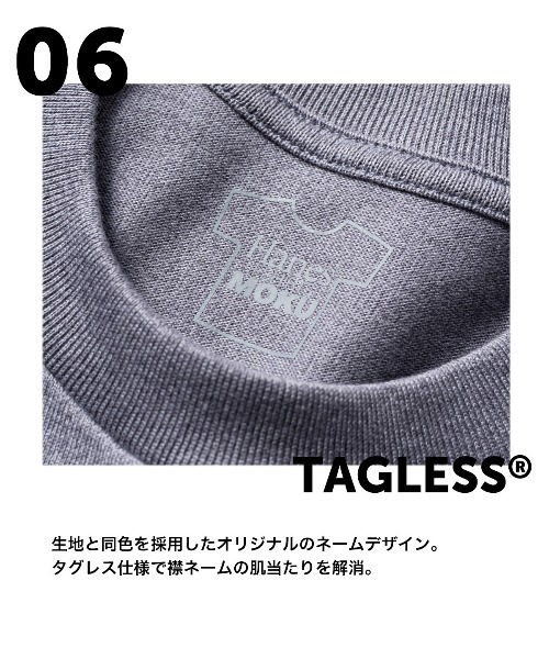 HANES(ヘインズ)の「【Hanes/ヘインズ】メンズ 大きいサイズ MOKU クルーネックTシャツ(Tシャツ/カットソー・メンズ・ヘザーグレー・XXL)」の22枚目の写真