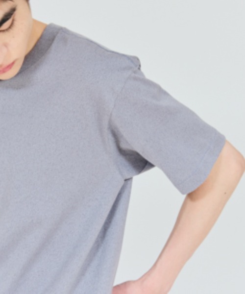 HANES(ヘインズ)の「【Hanes/ヘインズ】メンズ 大きいサイズ MOKU クルーネックTシャツ(Tシャツ/カットソー・メンズ・ヘザーグレー・XXL)」の10枚目の写真
