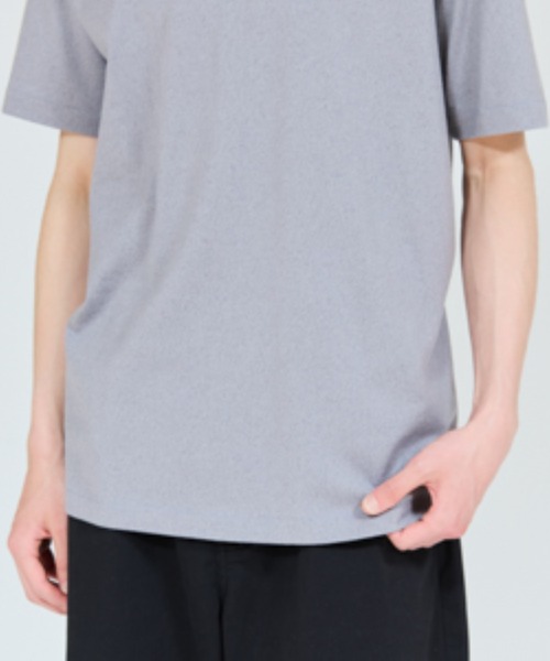 HANES(ヘインズ)の「【Hanes/ヘインズ】メンズ 大きいサイズ MOKU クルーネックTシャツ(Tシャツ/カットソー・メンズ・ヘザーグレー・XXL)」の11枚目の写真
