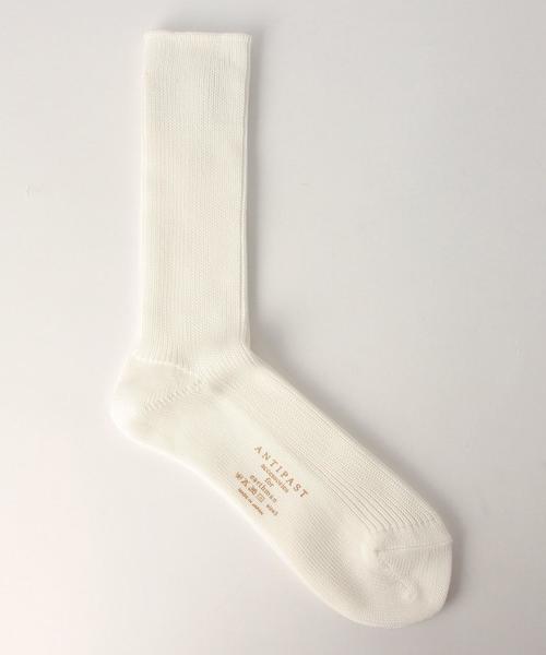 ANTIPAST(アンティパスト)の「<Antipast(アンティパスト)> WHITE SOCKS(ソックス/靴下・メンズ・ホワイト・フリー)」の1枚目の写真