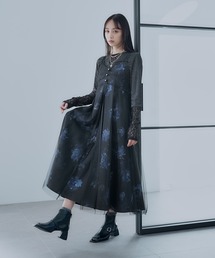 HARE | フラワーシアーレイヤーワンピース(HARE)(ワンピース)