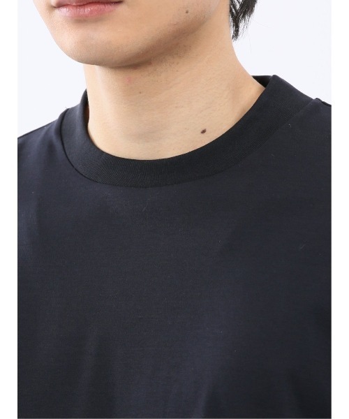 TAKA-Q(タカキュー)の「ストレッチ 抗菌防臭 UV 綿100% コットン シルケットスムス 無地 スロープネック 長袖 Tシャツ ドレスT メンズ(Tシャツ/カットソー・メンズ・ネイビー/ブラック/ライトグレー/ホワイト・X-LARGE/LARGE/MEDIUM/S)」の15枚目の写真