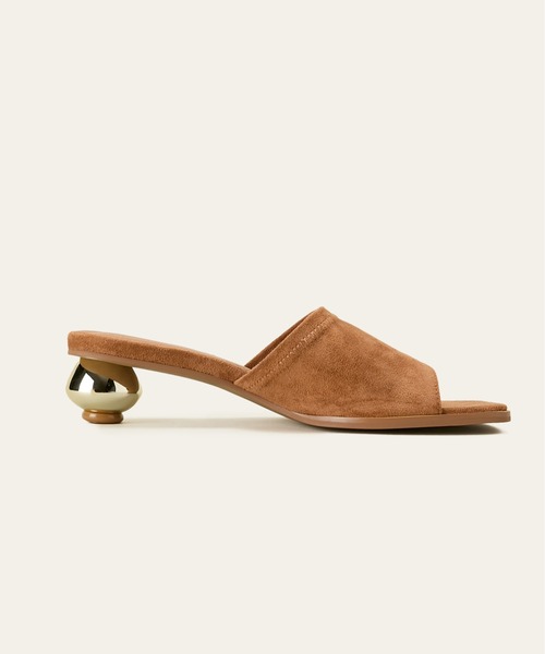 LE VERNIS（ル・ベルニ）の「[LE VERNIS] Metal heel sandals（サンダル・レディース・ブラウン/ブルー/ブラック・24.5/23.5）」の11枚目の写真