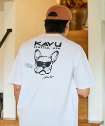 FREAK'S STORE | 限定展開 KAVU×FREAK'S STORE/カブー 別注 ビッグシルエット バックプリント Tシャツ / DOG(Tシャツ/カットソー)
