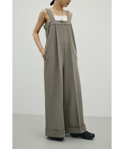 STYLEMIXER（スタイルミキサー）の「【ZOZO限定】ワイドストラップオールインワン（つなぎ/オールインワン・レディース・グレー/ブラック・SMALL/MEDIUM）」の15枚目の写真