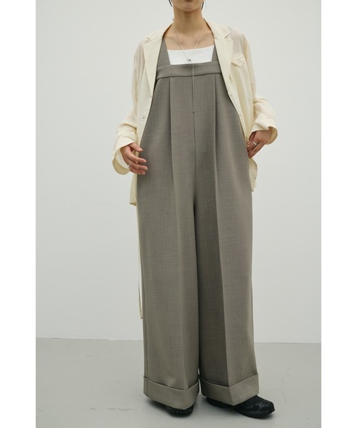 STYLEMIXER（スタイルミキサー）の「【ZOZO限定】ワイドストラップオールインワン（つなぎ/オールインワン・レディース・グレー/ブラック・SMALL/MEDIUM）」の16枚目の写真