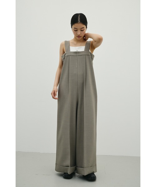 STYLEMIXER（スタイルミキサー）の「【ZOZO限定】ワイドストラップオールインワン（つなぎ/オールインワン・レディース・グレー/ブラック・SMALL/MEDIUM）」の18枚目の写真