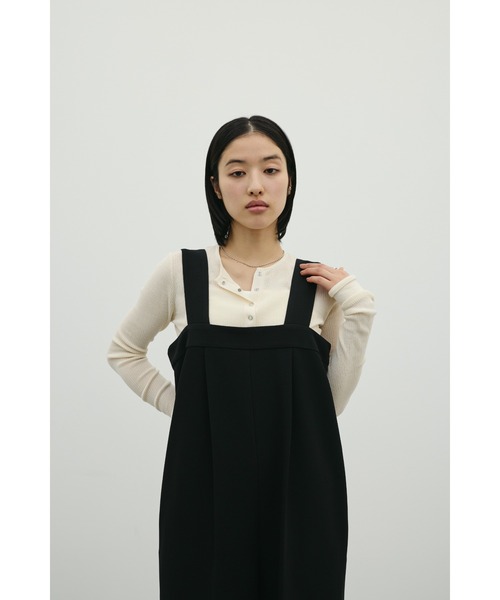 STYLEMIXER（スタイルミキサー）の「【ZOZO限定】ワイドストラップオールインワン（つなぎ/オールインワン・レディース・グレー/ブラック・SMALL/MEDIUM）」の7枚目の写真