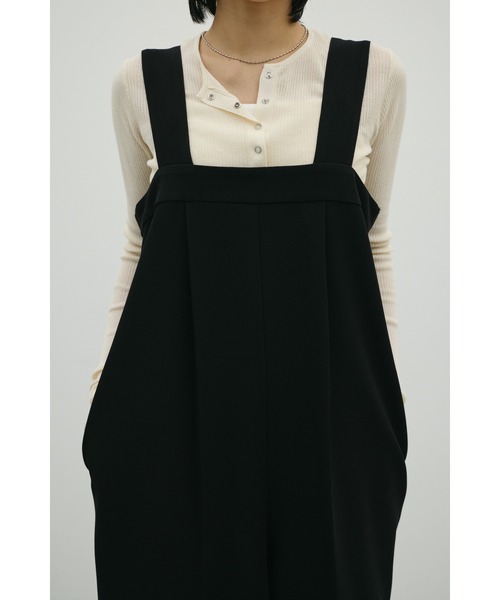 STYLEMIXER（スタイルミキサー）の「【ZOZO限定】ワイドストラップオールインワン（つなぎ/オールインワン・レディース・グレー/ブラック・SMALL/MEDIUM）」の8枚目の写真