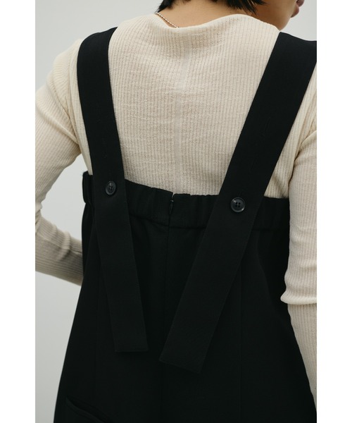 STYLEMIXER（スタイルミキサー）の「【ZOZO限定】ワイドストラップオールインワン（つなぎ/オールインワン・レディース・グレー/ブラック・SMALL/MEDIUM）」の11枚目の写真