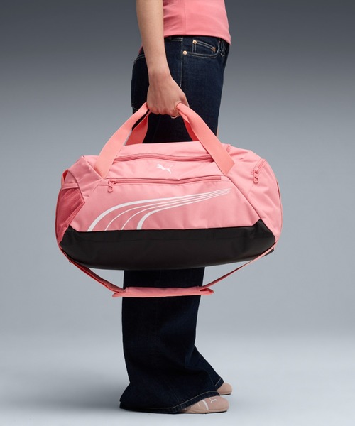PUMA/プーマ】【容量17L 高見えPUレザー】ビンテージPUボストンバッグ