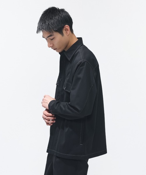 NEW BALANCE(ニューバランス)の「【別注】ニューバランス New Balance チノスタイルジャケット 限定コラボ(その他アウター・メンズ・ブラック/ベージュ・LL/L/M/S)」の4枚目の写真