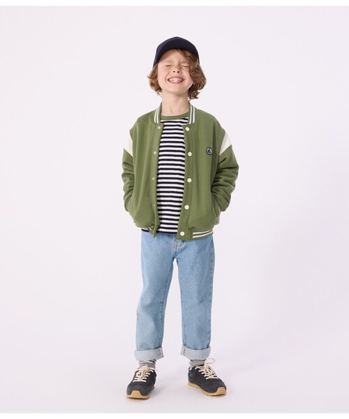 PETIT BATEAU（プチバトー）の「ブルゾン（ブルゾン・キッズ・カーキ・3YEAR/4YEAR/5YEAR）」の3枚目の写真