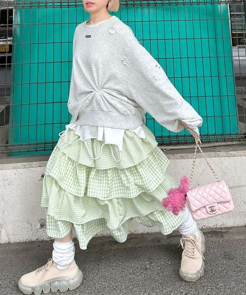 Alley Tokyo（アリートーキョー）の「いろんな柄ティアードボリューム