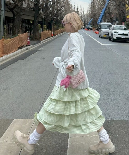 Alley Tokyo（アリートーキョー）の「いろんな柄ティアードボリューム