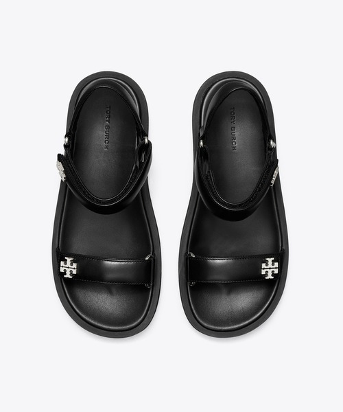 TORY BURCH(トリーバーチ)の「キラ スポーツ スリム サンダル(サンダル・レディース・ブラック・25.5cm/25cm/24.5cm/24cm/23.5cm/23cm)」の4枚目の写真