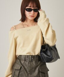 mline | [mline]ショルダースウェット ライクニット(ニット/セーター)