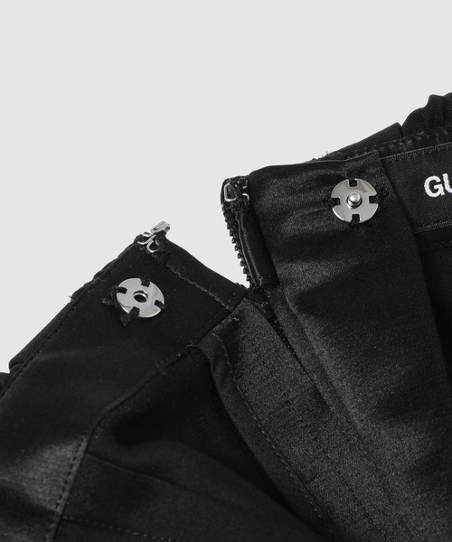 GURTWEIN( ガーウィン)の「Ballet-waist two layer wool, silk and chiffon maxi skirt(スカート・レディース・ブラック・M/S)」の5枚目の写真
