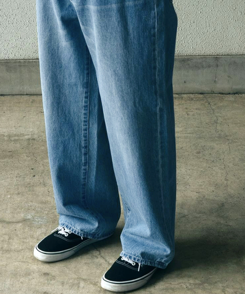 WISM(ウィズム)の「NAMELESSNESS / ネームレスネス DENIM PANT(その他パンツ・メンズ・ブルー系その他/ネイビー・3/2)」の9枚目の写真