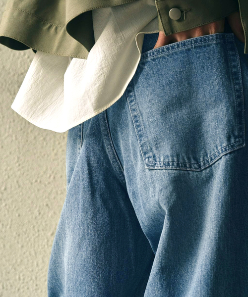 WISM(ウィズム)の「NAMELESSNESS / ネームレスネス DENIM PANT(その他パンツ・メンズ・ブルー系その他/ネイビー・3/2)」の10枚目の写真