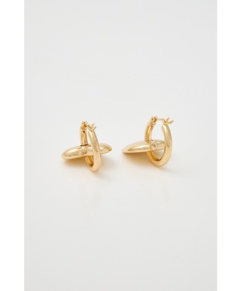 MOUSSY（マウジー）の「SIGNET ピアス（ピアス（両耳用）・レディース・シルバー/ゴールド・FREE）」の6枚目の写真