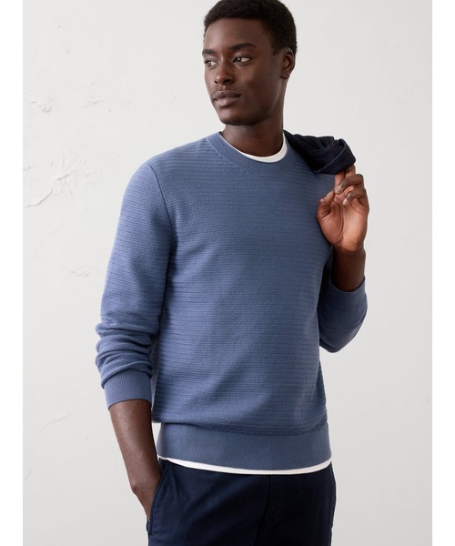 セール】BANANA REPUBLIC FACTORY STORE テクスチャー クルーネック