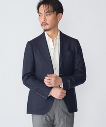 SHIPS（シップス）の「SHIPS: Lanificio di Pray ヘリンボーン ネイビー ジャケット（テーラードジャケット）」