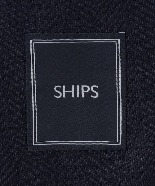 SHIPS(シップス)の「SHIPS: Lanificio di Pray ヘリンボーン ネイビー ジャケット(テーラードジャケット・メンズ・ネイビー・50/48/46/44)」の12枚目の写真